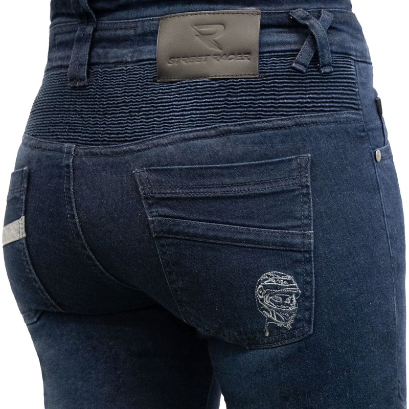 Blugi tăiați de damă Street Racer Spike II, albaștri