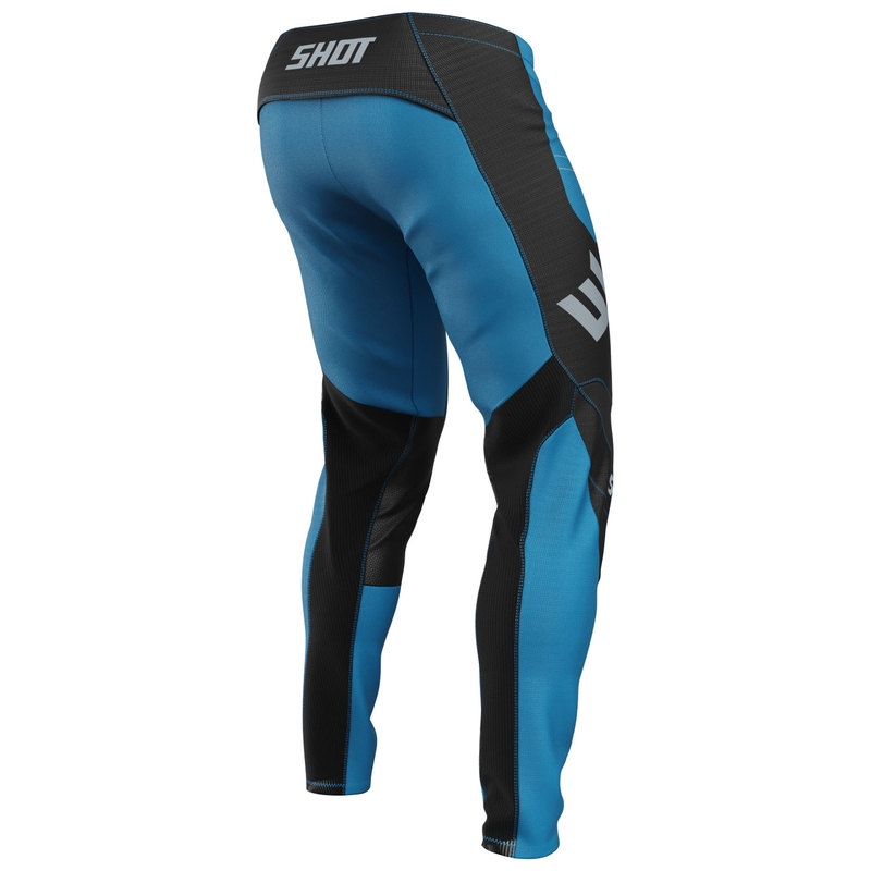 Pantaloni de motocross Shot Contact Shield albastri