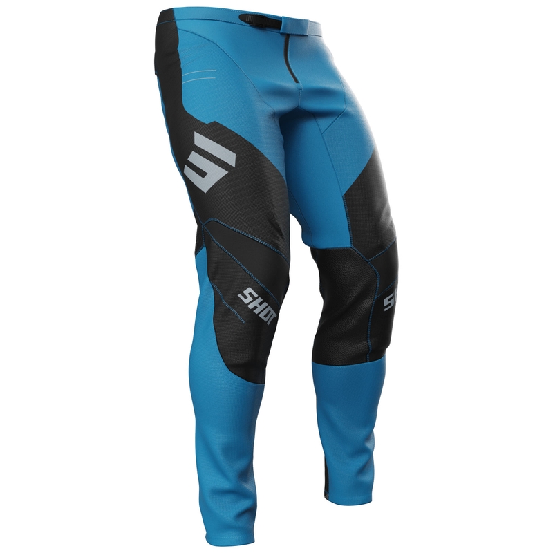 Pantaloni de motocross Shot Contact Shield albastri