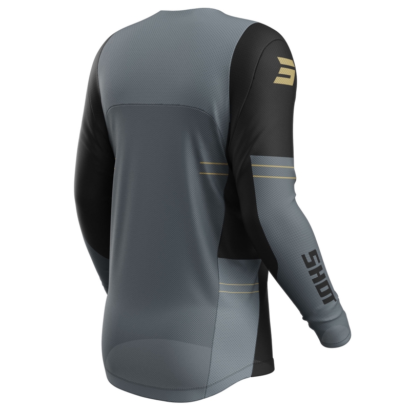 Tricou Motocross Shot Contact Shield auriu