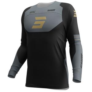 Tricou Motocross Shot Contact Shield auriu