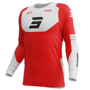 Tricou Motocross Shot Contact Shield roșu