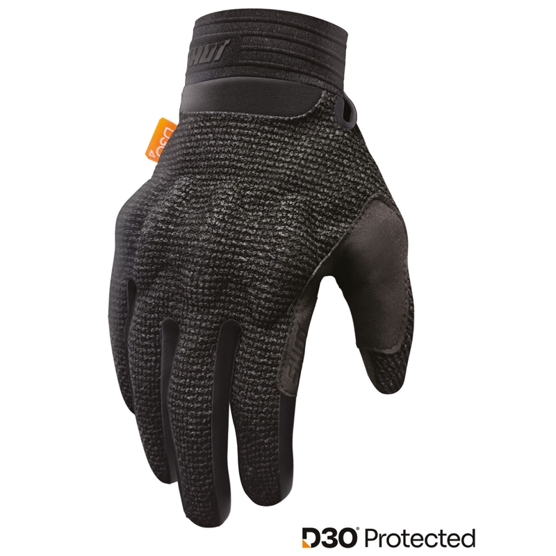 Mănuși de motocross Shot Guard D3O® negre