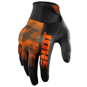 Mănuși de motocross Shot Drift Tactic portocaliu fluo