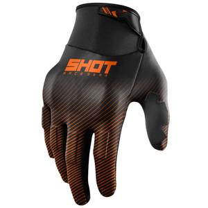 Mănuși de motocross Shot Drift Rim portocalii