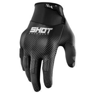 Mănuși de motocross Shot Drift Rim albe