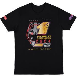 Tricou Ducati Jorge Martin World Champ 2024 negru