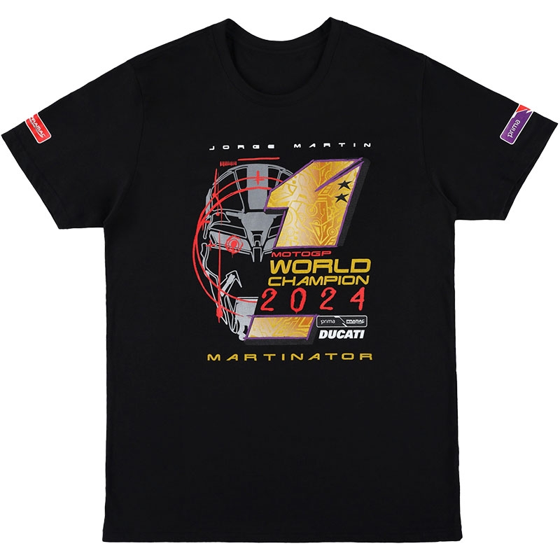 Tricou Ducati Jorge Martin Campionatul Mondial negru