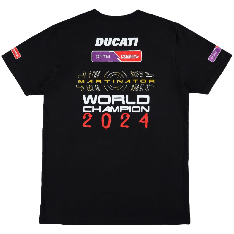 Tricou Ducati Jorge Martin Campionatul Mondial negru