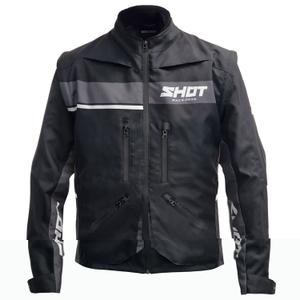 Geacă de motocicletă Shot Contact Assault 2.0 alb-negru