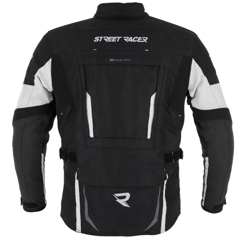 Geacă moto Street Racer Hilax negru-gri