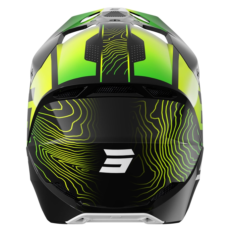 Casca motocross copii Shot Furious Apex galben fluo