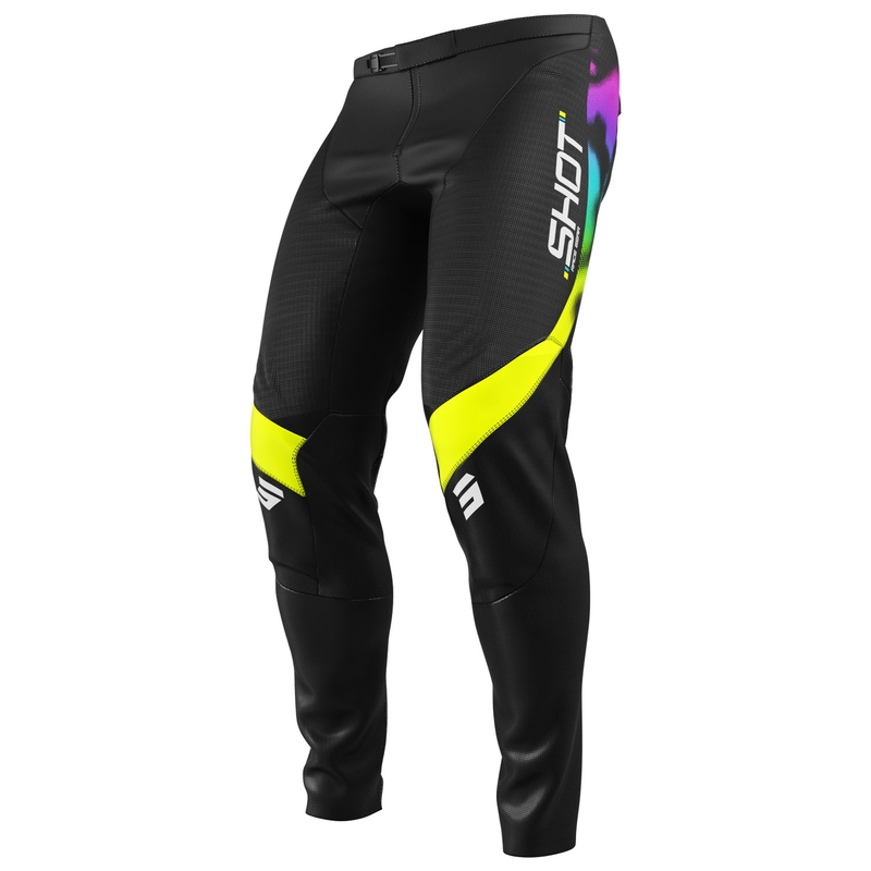 Pantaloni de motocross pentru copii Shot Contact Nitro Black