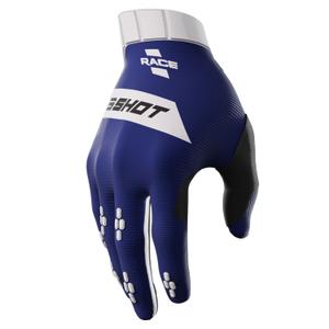 Mănuși de motocross pentru copii Shot Race albastre