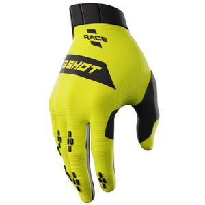 Mănuși de motocross pentru copii Shot Race galben fluo