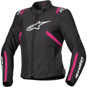 Geaca moto dama Alpinestars Stella T-SPS 2 Impermeabil negru-alb-roz