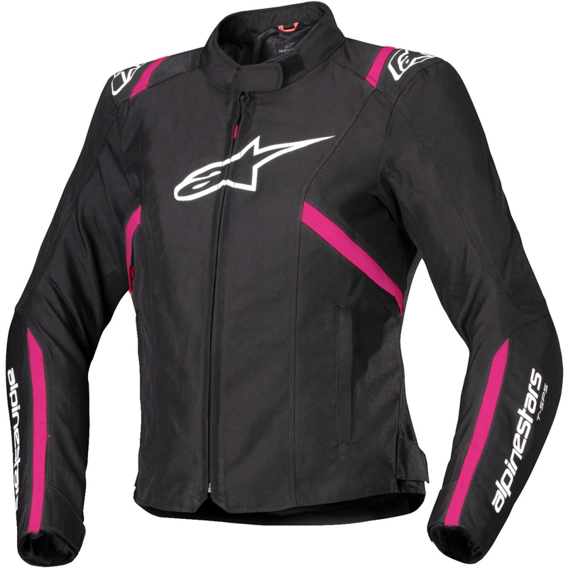 Geaca moto dama Alpinestars Stella T-SPS 2 Impermeabil negru-alb-roz