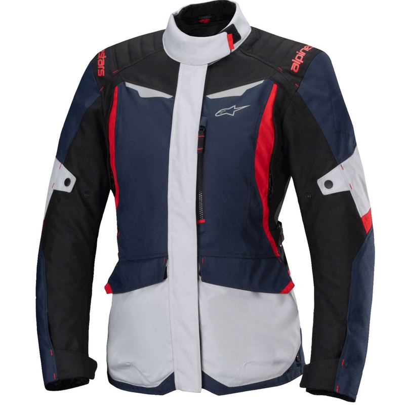 Geaca moto dama Alpinestars Stella ST-1 Impermeabil albastru-negru-rosu