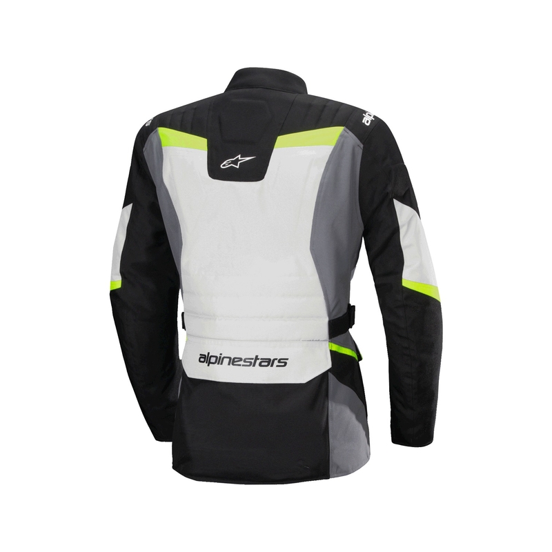 Geaca moto dama Alpinestars Stella ST-1 Impermeabil gri-negru-galben fluo