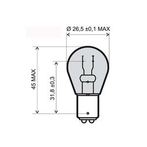 Lamp RMS 246510375 BAY15D 12V 21/5W