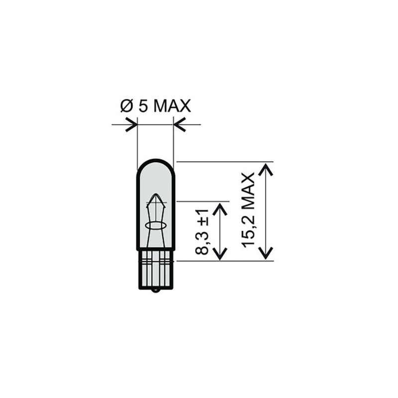 Lamp RMS T5 12V 1,2W
