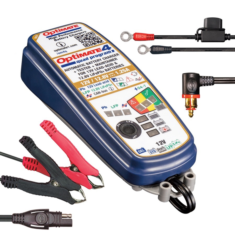 Încărcător de baterii OPTIMATE 4 QUAD TM630-PR