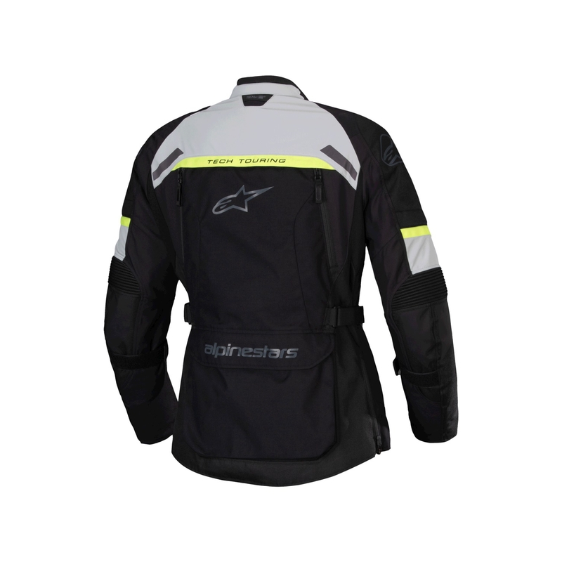 Geaca moto dama Alpinestars Stella Bogota PRO Drystar negru-gri-galben fluo