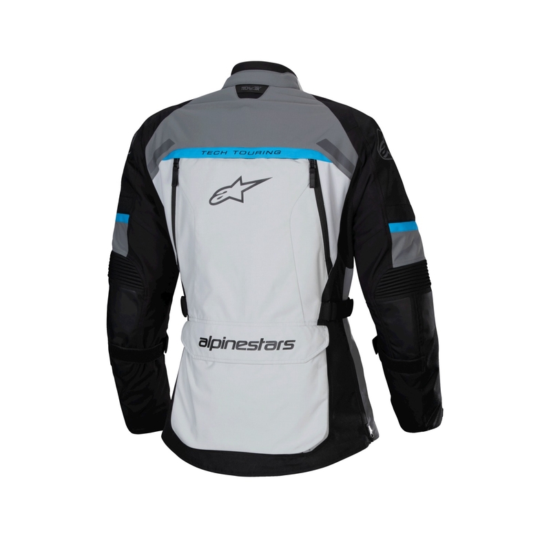 Geaca moto dama Alpinestars Stella Bogota PRO Drystar gri-negru-albastru