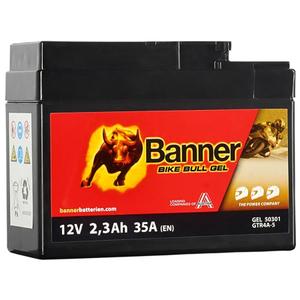 Baterie gel pentru motociclete Banner Bike Bull GEL 503 01/BGTR4A-S - GTR4A-S 12V, 2.3Ah, 35A