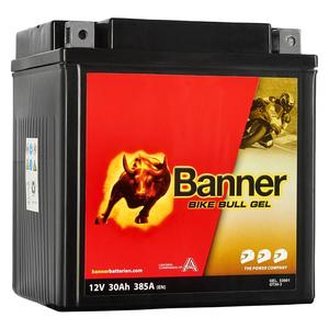 Baterie gel pentru motociclete Banner Bike Bull GEL 530 01/BGTX30-3 - GTX30-3 12V, 30Ah, 385A
