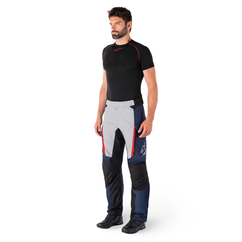 Pantaloni moto impermeabili Alpinestars ST-1 albastru-negru-rosu