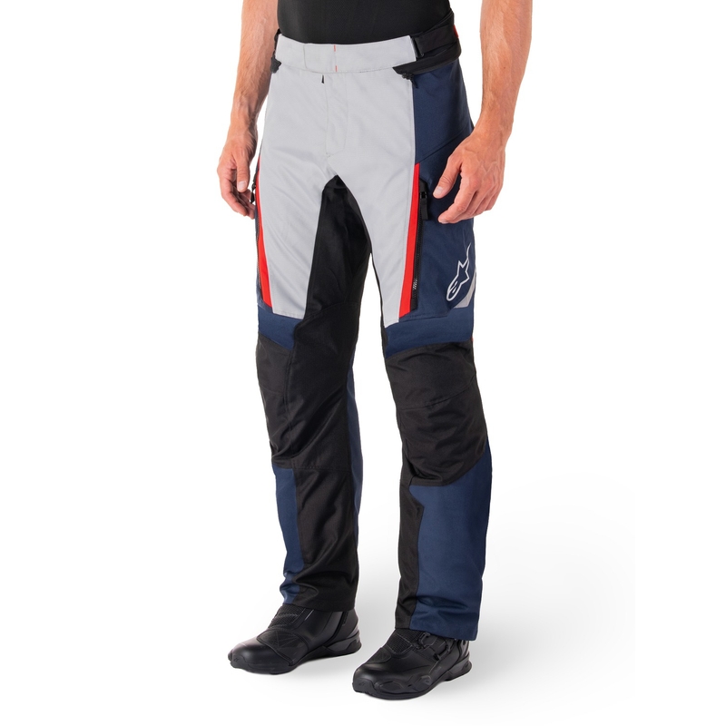 Pantaloni moto impermeabili Alpinestars ST-1 albastru-negru-rosu
