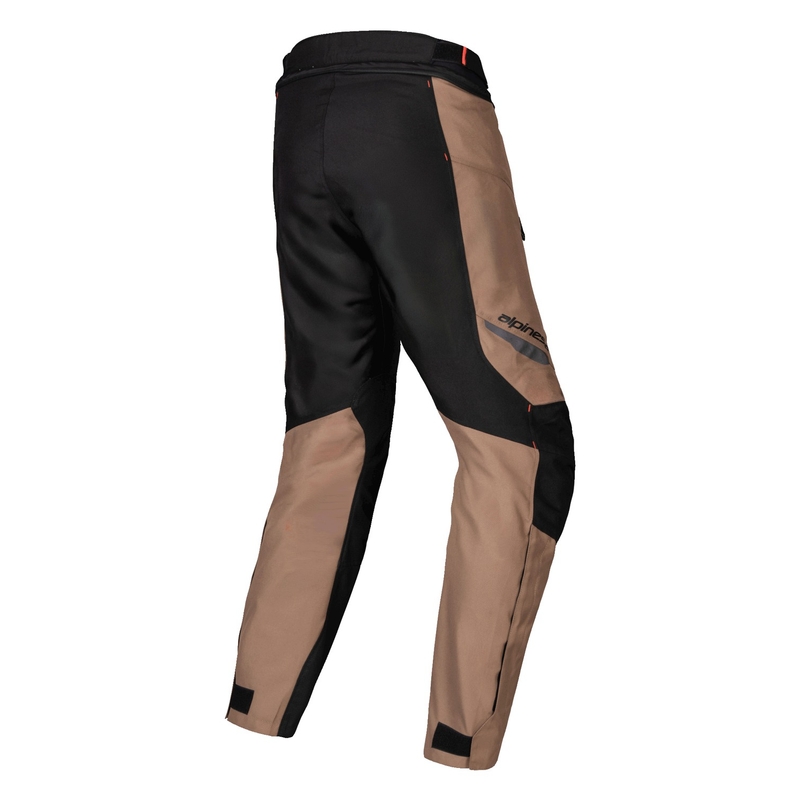 Pantaloni moto impermeabili Alpinestars ST-1 kaki-nisip-negru-rosu fluo