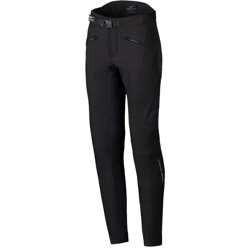 Pantaloni de motocicletă Alpinestars Stella Alamosa pentru femei, negri