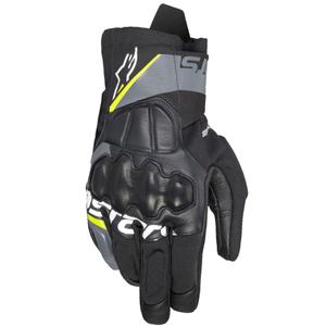 Mănuși moto Alpinestars Corozal 3 Drystar negru-gri-galben fluo