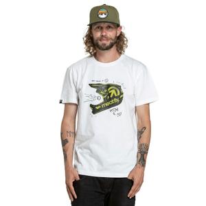 Tricou Meatfly Fullface alb