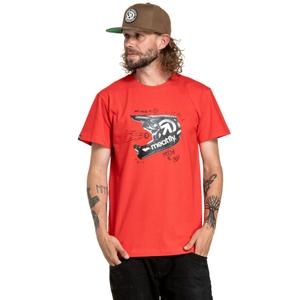 Tricou Meatfly Fullface roșu