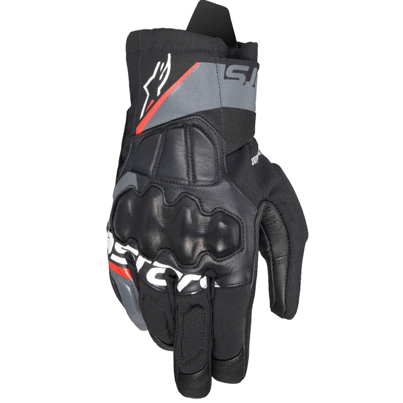 Mănuși moto Alpinestars Corozal 3 Drystar negru-gri-rosu fluo