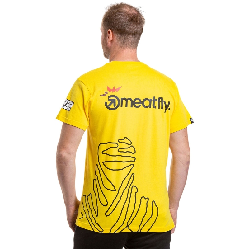Tricou Meatfly Big Shock Dakar galben