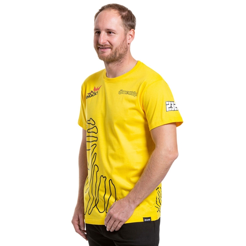 Tricou Meatfly Big Shock Dakar galben
