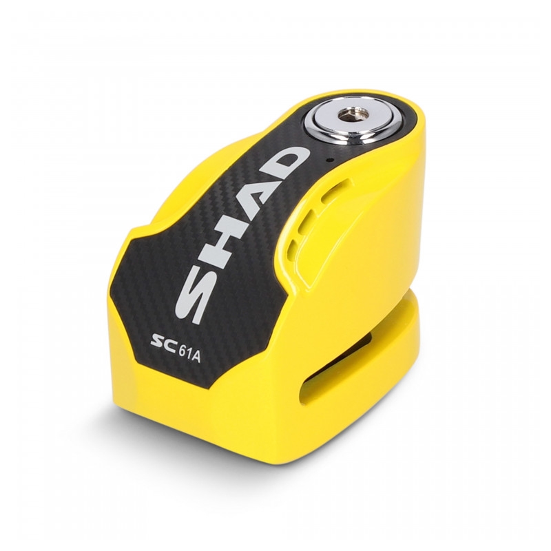 Disc lock with alarm SHAD SC61A galben pin 6mm