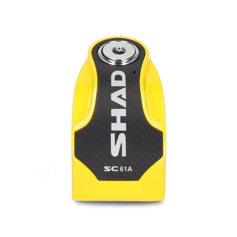 Disc lock with alarm SHAD SC61A galben pin 6mm