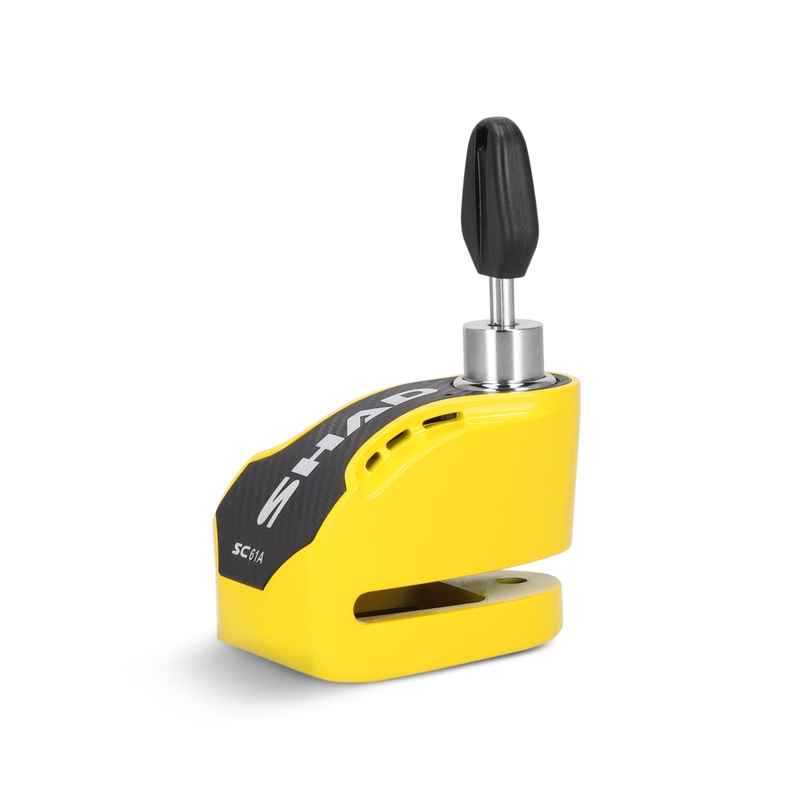 Disc lock with alarm SHAD SC61A galben pin 6mm
