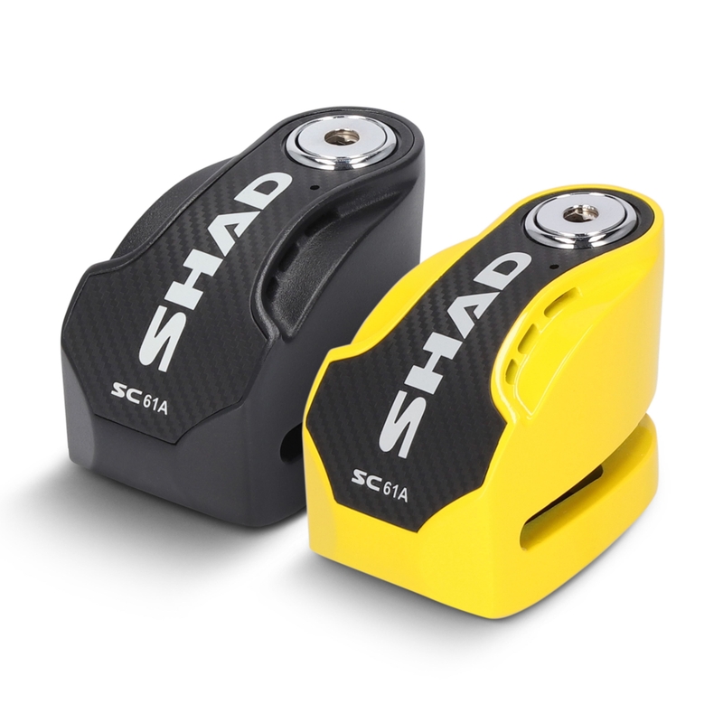 Disc lock with alarm SHAD SC61A galben pin 6mm