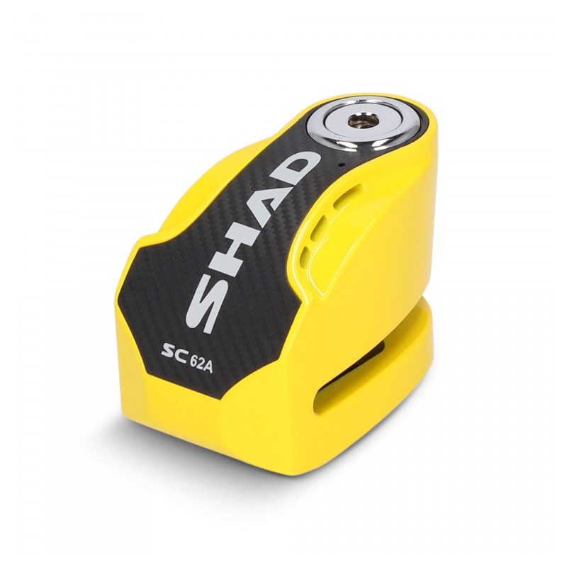 Disc lock with alarm SHAD SC62A galben pin 10mm