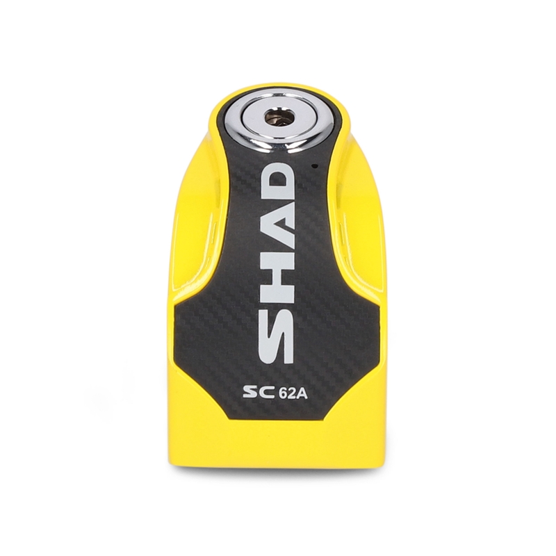 Disc lock with alarm SHAD SC62A galben pin 10mm