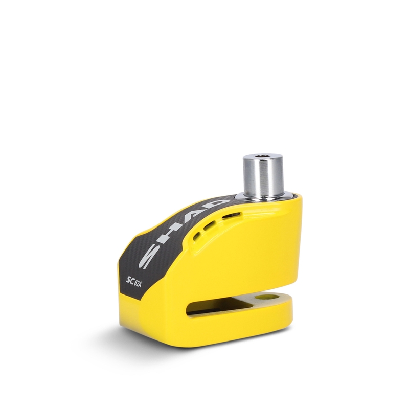 Disc lock with alarm SHAD SC62A galben pin 10mm