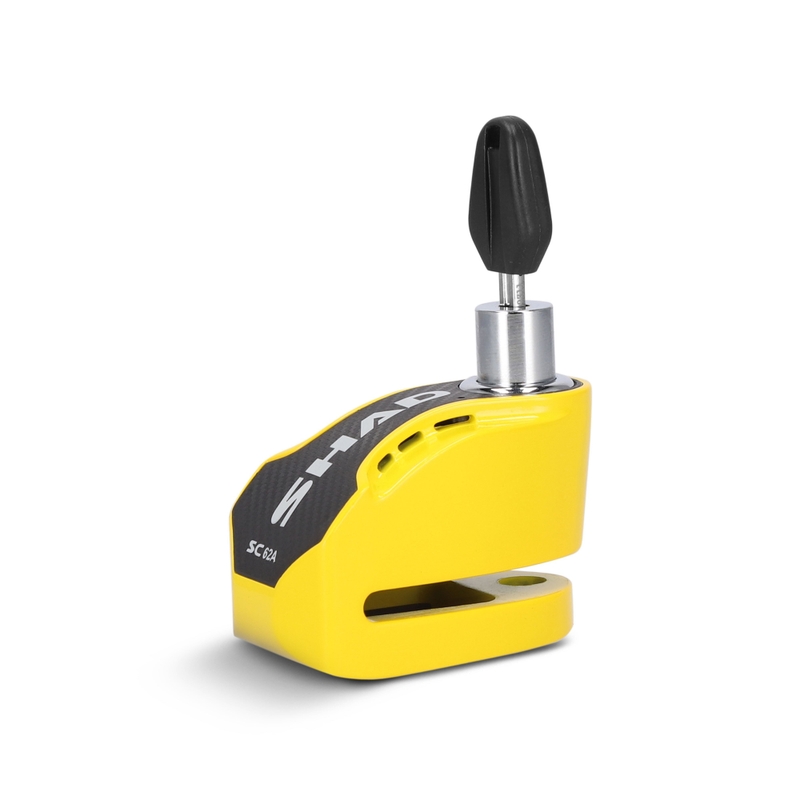 Disc lock with alarm SHAD SC62A galben pin 10mm