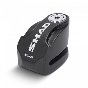Disc lock with alarm SHAD SC62A C0S6200A Negru pin 10mm
