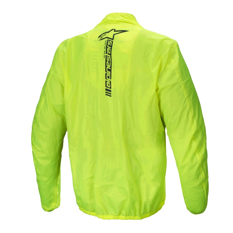 Geaca impermeabila Alpinestars Hurricane Rain 2 galben fluo